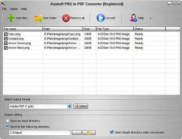 png to pdf converter