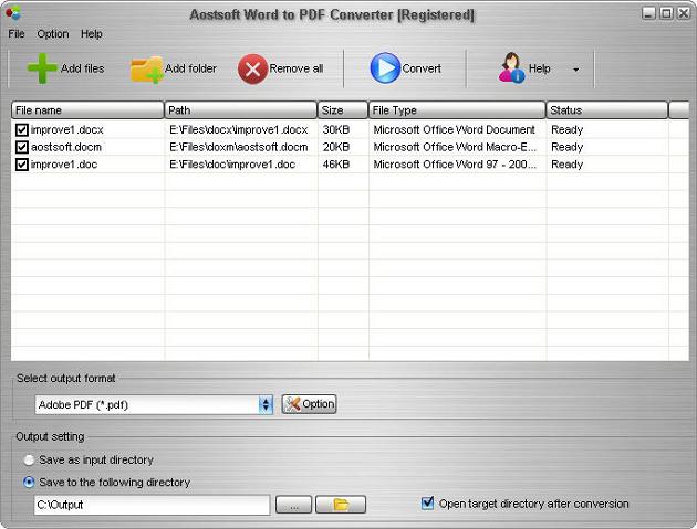 words to pdf converter software download