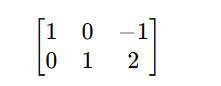  2x3 matrix