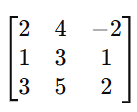 row echelon form 3x3