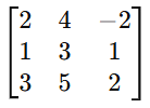 row echelon form 3x3